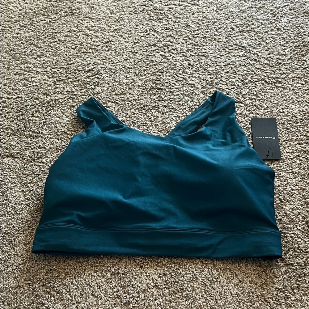 Fabletics Teal Sports Bra
